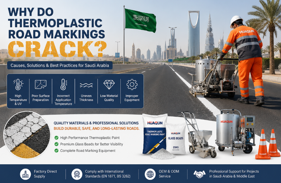 Laatste bedrijfsblogs Waarom barsten thermoplastische wegmarkeringen?