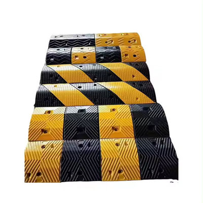 kopen Geel en zwart snelheidsbumps / rubber road hump op maat online vervaardiging