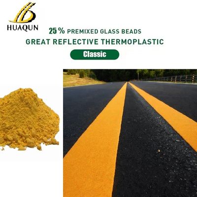 kopen Klassieke reflectieve warmsmeltlijnmarkeringsverf 25% glazen kralen Thermoplastische wegmarkeringsverf online vervaardiging
