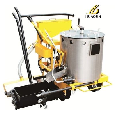 Kopen Gemakkelijk bedienen Handdruk Thermoplastische wegmarkering verfmachine Compacte structuur online vervaardiging