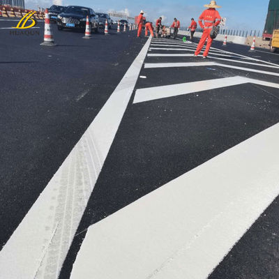 Kopen Thermoplastische verf voor wegmarkering met een heldere en reflecterende coating online vervaardiging