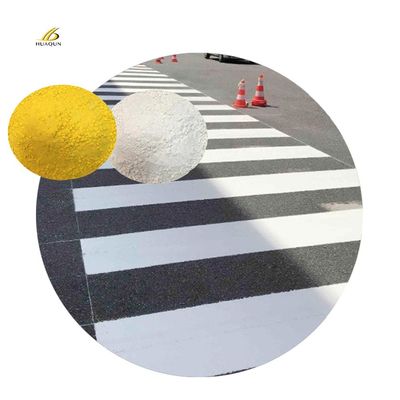 kopen Reflectieve thermoplastische wegmarkeringsverf met 20% glazen kralen voor stoepmarkering online vervaardiging