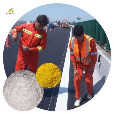 kopen Langdurige AASHTO M249 thermoplastische verf met glazen kralen en pigmenten voor heldere en duurzame markeringen online vervaardiging