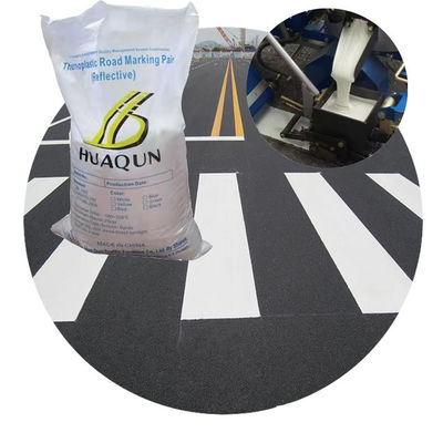 Kopen Warm gesmolten reflecterende coatings voor verkeerswegmarkering in gele witte maatkleuren online vervaardiging