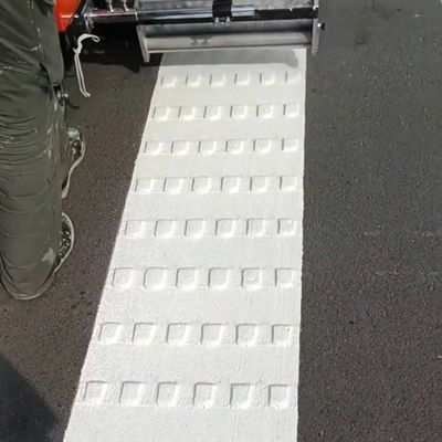 kopen Convexe thermoplastische wegmarkeringsverf Verhoogd profiel Tactiele feedback Hoog zichtbaar online vervaardiging