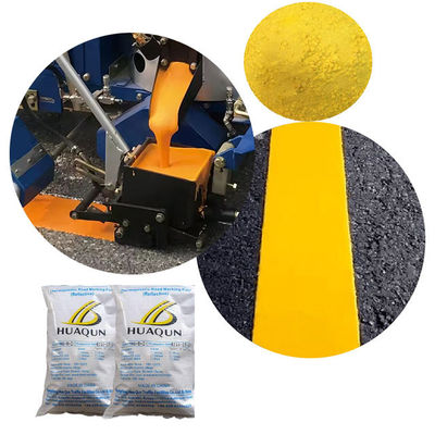 Kopen Warm smelten thermoplastische wegmarkering verf gele kleur glad en vloeiend online vervaardiging