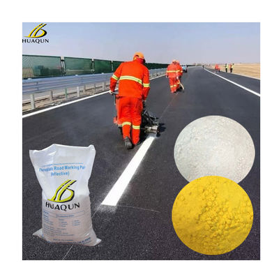 Kopen Vibratieverf Thermoplastische wegmarkerende verf Dikte 2-4 mm Na aanbrengen 25 kg Materiaal voor verkeersveiligheidmarkeringen online vervaardiging
