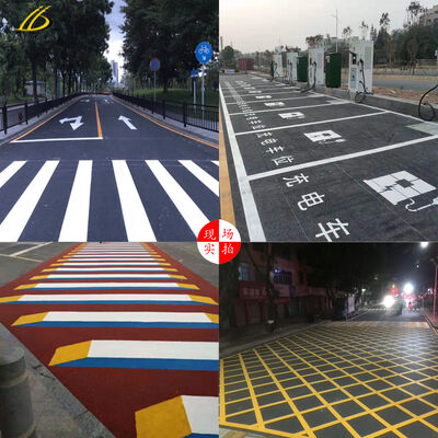Kopen Weg reflecterende wegverf Hot Melt Coating Verkeer Thermoplastische kleur Wegmarkeringsverf voor de bouw online vervaardiging
