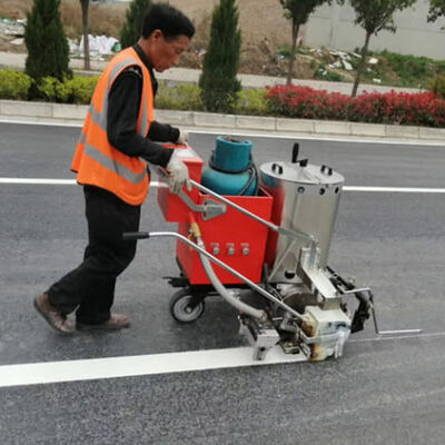 kopen Guangzhou Fabriek Reflecterende Wegmarkering Verfpoeder Met Voorgemengde Glazen Kralen online vervaardiging