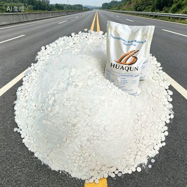 Kopen Duurzaam geel en wit warm aangebracht wegmarkeringsmateriaal voor snelwegprojecten online vervaardiging