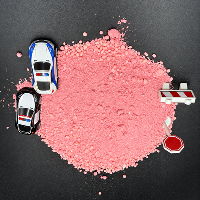 Kopen OEM sneldrogende antislip rode thermoplastische wegmarkeringsverf voor waarschuwingsgebieden online vervaardiging