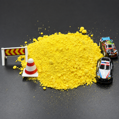Kopen Gele thermoplastische stoeprand- en parkeerverbodsmarkeringsverf voor scheiding van snelwegbanen online vervaardiging