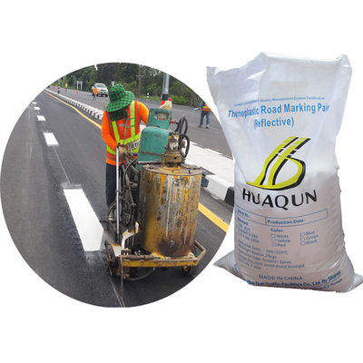 Persoonlijke weg witte lijn verf, trottoir lijn verf poeder met 5% voorgemengde glazen kralen