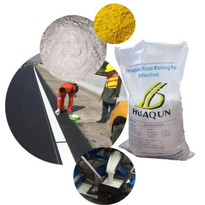 Hoogreflecterende thermoplastische wegmarkerende verf poedercoating met glazen kralen voornamelijk harsproduct