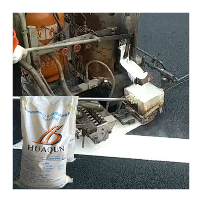 Hoge reflectie en duurzame thermoplastische wegmarkeerverf voor wegmarkering met glasparels