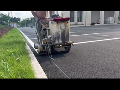 Hoogreflecterende thermoplastische wegmarkering