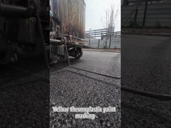 thermoplastische verf Geel poeder markering