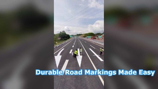 Hoe pijlen op een snelweg te schilderen met eenvoudige hulpmiddelen?