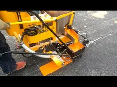 Donkergele thermoplastische verf