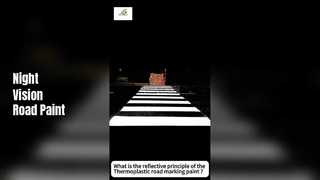 Wat is het reflecterende principe van de thermoplastische wegmarkeringsverf?