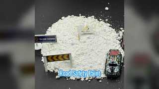 Sneldrogende wegenverf voor verkeerscontrole